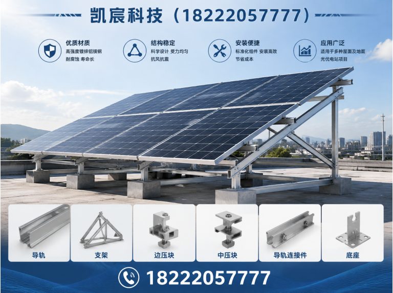 静海区光伏支架厂家展示图